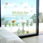 Cactu plant cartoon DIY wall stickers for Kids room Bedroom Kindergarten Eco-friendly Art Decals Murals Brand: Other - Image 3