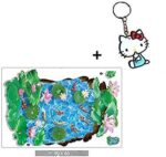 Creative 3D Lotus Pond Vinyl Wall Stickers Funny Art Wall Mural Floor Decals for Kids Rooms Bedroom Bathroom Waterproof XL8305 - Image 9