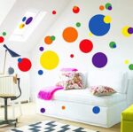 AY7158 COLORFUL CIRCLE WALLSTICKER - Image 2