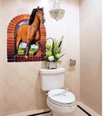 3D Horse animals Background Wall Sticker for Living Room SK9074 - Image 10