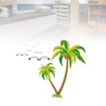 Xh5435 Artibetter Coconut Tree Bedroom Wallpaper Waterproof Home Wall Decals Creative Wall Decor - Image 5
