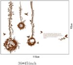 BEST OF BEST Bird Nest Tree Vine Wall Stickers Ay7026 - Image 6