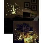 Night Lighting Eiffel Tower Vinyl Wall Decal PVC Home Sticker House Paper Painting Decoration Wallpaper Living Room Bedroom Kitchen Art Picture DIY Murals Kids Nursery Baby Decor - Image 4