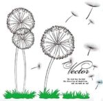 Dandelion DIY Wall Sticker Living Room Model AY937 - Image 2