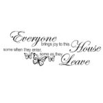 Modern Figures  Butterfly Wall Stickers Home Decor DIY Decals Decoration Black Wall Decals Inspiring Quotes Stickers Arts Inspirational Lettering for Room  Dz009 Size:39*57CM - Image 3