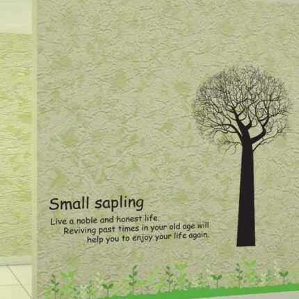 Wall Stickers for Girls Tree DIY Art Wall Decal Decor Room Stickers Cling Removable Paper Mural Quote size 60x90  ay806
