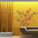 UberLyfe Shades of Pink Falling Flowers Wall Sticker Size 50x70  dlx511 - Image 4