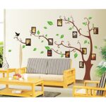 Family Photo Tree Wall Sticker  size 60x90 ay9063c - Image 4