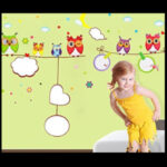 Oren Empower Owls & Family Wall Sticker size 50x70 xy8106 - Image 3