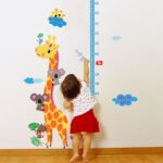 WALL STICKER TINGGI BADAN JERAPAH GROW UP ANIMAL SK9002 STIKER DINDING - Image 2