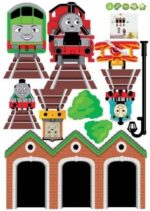 Thomas The Tank Engine Tank Friends Set Decal Decor Baby Art Wall Sticker Stickers Decoration Kids Bedroom Removable Mural Nursery size 50x70 ay738 - Image 6