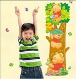 Cartoon Winnie the Pooh Animal Measurement of height Wall Stickers - Image 2