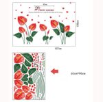 Anthurium Flower Wall Sticker DIY Bedroom Bedside Artistic Background Wall Decor Wall Decals Home Decor - Image 5