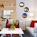 Kei Lara Trick Art Wall Sticker Window [Scenery from Round Window] Stylish Wall Sticker Removable DIY Wallpaper Sticker