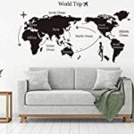 jm7225 Movable Creative Diy My World Wall Sticker Skirting Line Pvc Environmental Protection