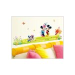 Cartoon Wall Sticker Mickey Mouse Minnie Wall Sticker Children Room Classroom Wall Sticker Bedroom Living Room WallpaperDF5086 size60x90 - Image 6