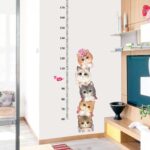 CALANDIS™ Cats Measure Growth Height Chart Vinyl Wall Sticker Decal Nursery Kids Baby | Home D?©cor size 50x70 sk7178 - Image 3