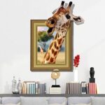 3D GIRAFFE   WALL STICKER - Image 5
