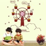 Wall Vinyl Cartoon Wall Stickers Large Wind Turbines Wall Decals Fairy Tale Movie Wall Decals Home Decor for Boys Girls Room Decorations Animal Stickers by Kamay's(DLX6015) - Image 3