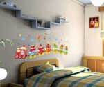 Ice Cream Train Cartoon Wall Sticker Home Decal Home Decoration Wallpaper Kids Rooms Wall size 50x70  am7003 - Image 3