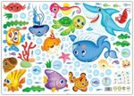 Undersea World Fish Removable Waterproof Wall Sticker For Kids Nursery Baby Room size 50x70 xls7206 - Image 4
