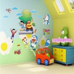 FeiFei (FeiFei) Rental OK! Removable W106 = Doraemon Wall Sticker (Accessories: Exclusive Poster Case Packaging + Practice Decal + Simple Instruction Manual) Wall Sticker / Interior Sheet / Remake - Image 3