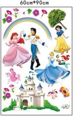 Ufingo Princess Castle Princess and Prince Wall Decals, Children's Room Nursery Removable Wall Stickers Murals , - Image 5
