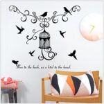 JAAMSO ROYALS 'Warm and Fun Modern Birdcage' Wall Sticker (50 cm X 70 cm) (SK7055) - Image 3
