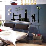 WALLSTICKER LONDON THE CITY GLOW IN THE DARK BRIDGE ABQ9603 - Image 6