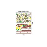 Abq6601 Buy docooler Cute Monkey Tree Height Scale Measurement for Child Kid Removable Wall Art Decals Stickers Mural ABQ6601 (60* 45cm) Online at desertcart BruneiGroup 25 - Image 4