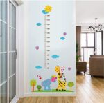 Wall Sticker Background Wall Sticker Height Gauge Cartoon Measure Height Measuring Device Family Home Wall Sticker Bedroom Child Children Growth Chart Art Room Decor - Image 4