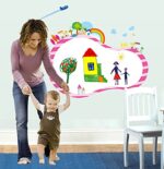 Home Find Whiteboard Writing Board Graffiti Board Wall Decals Removable Vinyl Murals Home Decor for Kids Nursery Baby Rooms size 60x90 ay9081 - Image 2