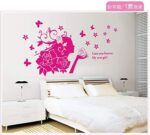 Red Fairy Girl Wall Stickers Living Room Model Ay858 - Image 2