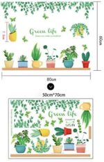 Fresh Potted Plants Wall Decal size 50x70 sk7195 - Image 4