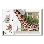 giraffe animals Background Wall Sticker for Living Room - Image 5