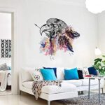 1pc Crow Raven Bird Bohemian Boho Chic Gypsy Spirit Arrow Feathers PVC Wall Sticker Decal Nursery Kids Bedroom Vinyl Adhesive Home Decor size 50x70 sk7085 - Image 4