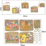 Wall Sticker The Three Little Pigs Children's Home Decor Living Room Bedroom Door Girls Kids Rooms DIY Wall Decals size 60x90 sk9261 - Image 4