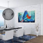 Xh9227Hesily Wall Sticker 3D Animal Removable Wall Decals,Cute cacrtoon Animal Wall Art Stickers,Creative Window Decal for kids'room Living Room Decor (4) - Image 6