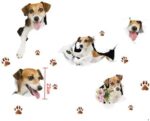 OSALADI Dog Wall Sticker Vinyl Removable Art for Living Home Decoration Wall Decals Wallpaper size 50x70 sk7117 - Image 8