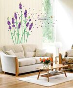 Purple Lavender Flower Wall Stickers Mj9502 - Image 8