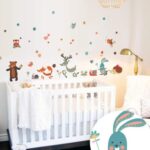 MJ7018 Amelia Isaiah Remarkable 50x70cm Cartoon Animal Fox Bear Pattern Nordic Design for Kids Room - Image 2