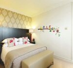 Owls on the tree wall stickers ZY1012 - Image 4