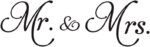 Letters Mr and Mrs Removable Family Wall Decals Lettering Vinyl Wall Art for Bedroom - Image 7