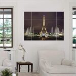 l Huaduo Modern Removable Wall Stickers 3D Window View Large Eiffel Tower Sydney Greek Night City For Living Room Bedroom Home Decoration size 50x70 ay8014axl - Image 5