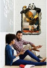 Decals Design '3D Kung Fu Panda' Wall Sticker (Polyvinyl Chloride, 60 cm x 90 cm) - Image 6