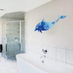 GaoF Pegatinas de Pared de delfín Azul para niños y niñas, calcomanías de Vinilo extraíbles Autoadhesivas para Pared, decoración del hogar DIY - Image 3