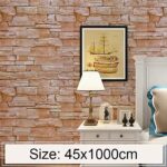 ecorative materials MMGZ Slate Creative 3D Stone Brick Decoration Wallpaper Stickers Bedroom Living Room Wall Waterproof Wallpaper Roll, Size: 45 x 1000cm