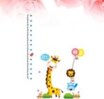 JANOMI height chart wall sticker,wall stickers & murals, Baby Height Growth Chart Ruler Giraffe Height Chart Wall Decals Children Height Measurement Chart Wall Stickers for Kids Room Nursery - Image 8