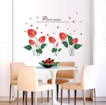 Anthurium Flower Wall Sticker DIY Bedroom Bedside Artistic Background Wall Decor Wall Decals Home Decor - Image 4
