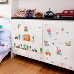 Creative Cartoon Car Wallpaper Kids Room Kindergarten Background Decorative Wall Stickers - Image 2